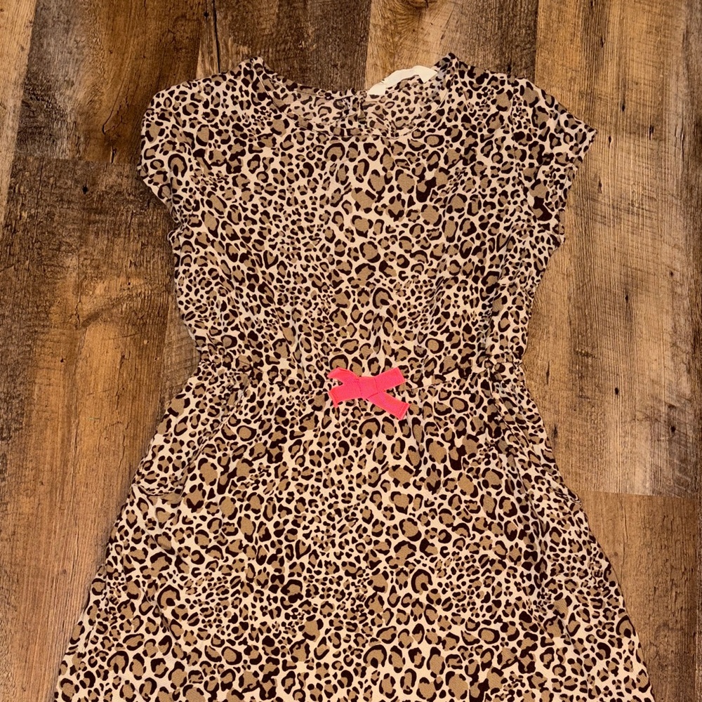Girls H&M leopard dress